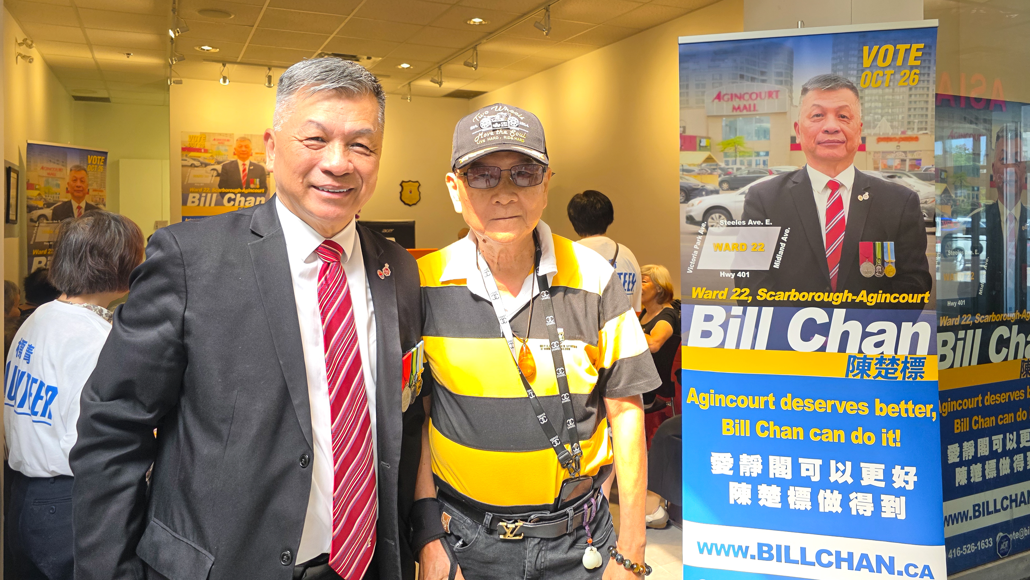 Retired Toronto Police Officer Bill Chan Runs for City Councillor in Ward 22, Scarborough—Agincourt