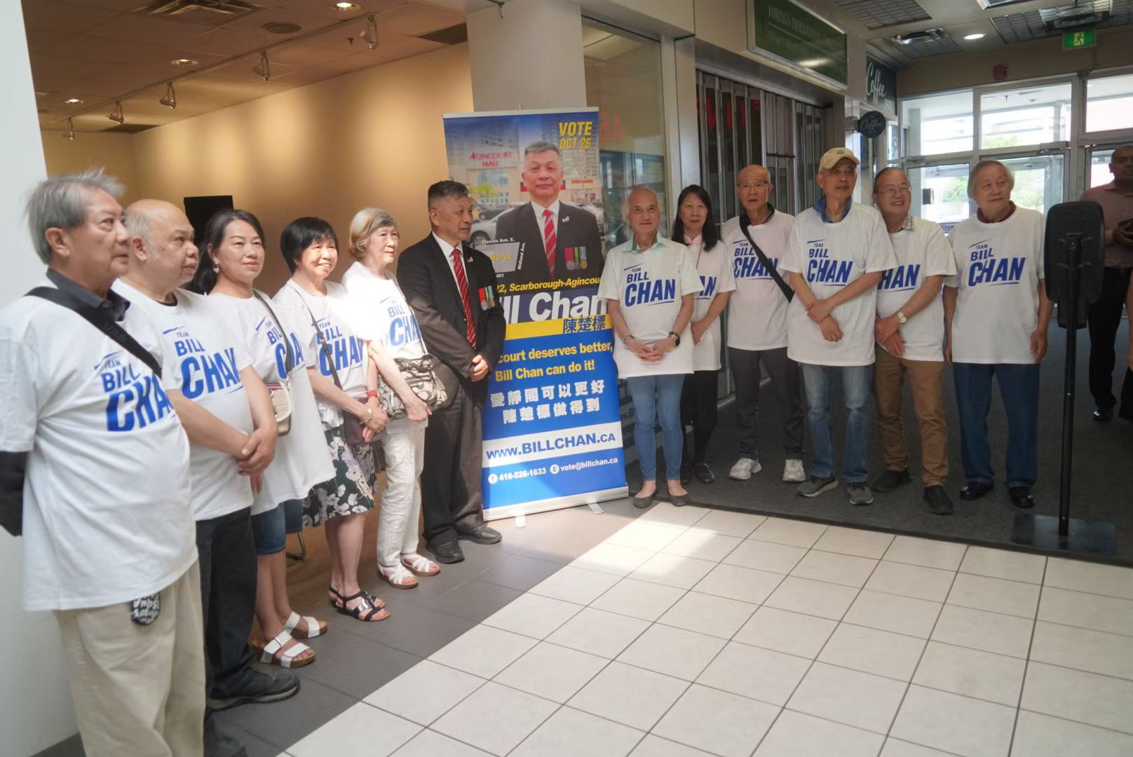 「当年的 Bill Sir 回来了！」 盼更进一步服务社区,  退休多伦多警官陈楚标（Bill Chan） 启动竞逐多伦多第22区士嘉堡－爱静阁市议员
